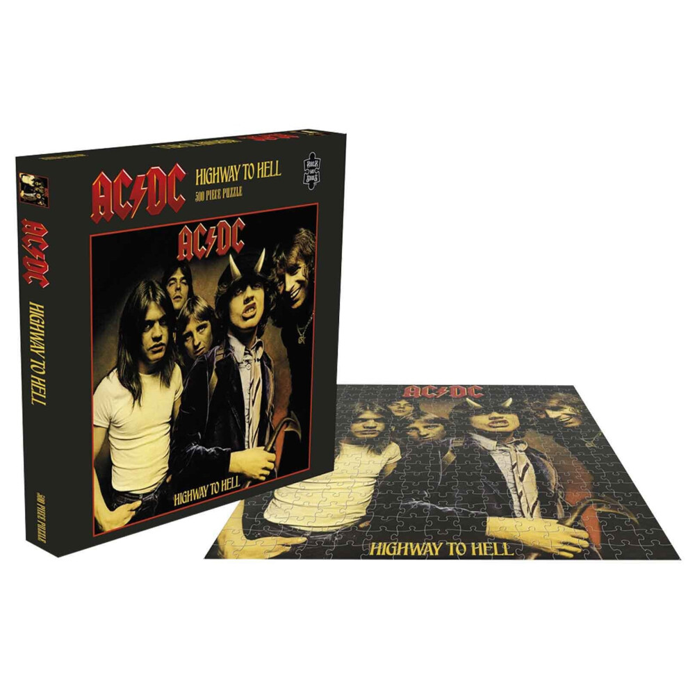 Photos - Jigsaw Puzzle / Mosaic AC/DC Jigsaw Puzzle Highway To Hell Album Cover new Official 500 Piece