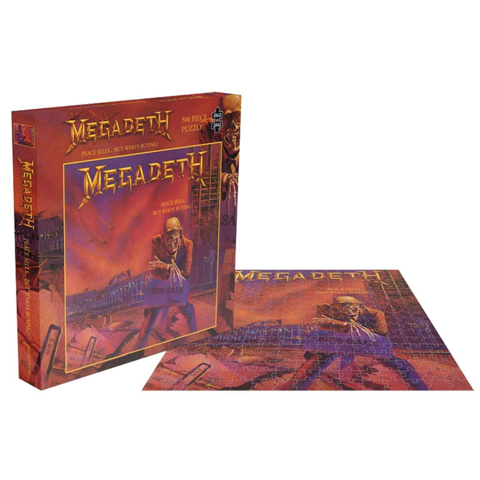 Photos - Jigsaw Puzzle / Mosaic Megadeth Jigsaw Puzzle Peace Sells...but Whos Buying Album Official 500 Piece RSAW112PZ