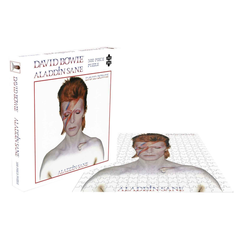 Photos - Jigsaw Puzzle / Mosaic David Bowie Jigsaw Puzzle Aladdin Sane Album Cover new Official 500 Piece RSAW064PZ