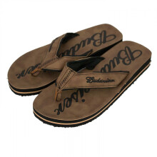 (Medium, Brown) Budweiser Brown Sandals