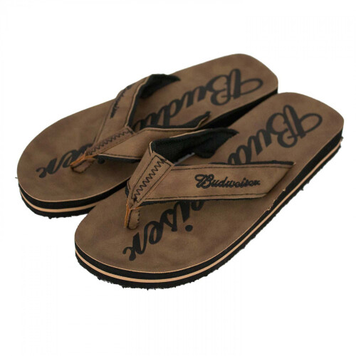 (Medium, Brown) Budweiser Brown Sandals