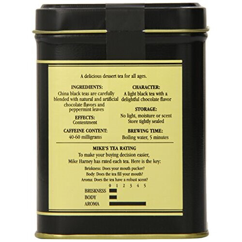 Harney & Sons Loose Leaf Black Tea, Chocolate Mint, 4 Ounce 1