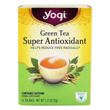 Yogi Tea, Thé Vert Super Antioxydant, 16 Sachets de Thé, 1,12 oz (32 g)
