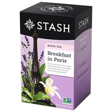 Stash Tea Breakfast in Paris Black Tea 18 Count Tea Bags in Foil (Pack of 6) (Packaging May Vary) Individual Black Tea Bags for Use in Teapots Mugs or