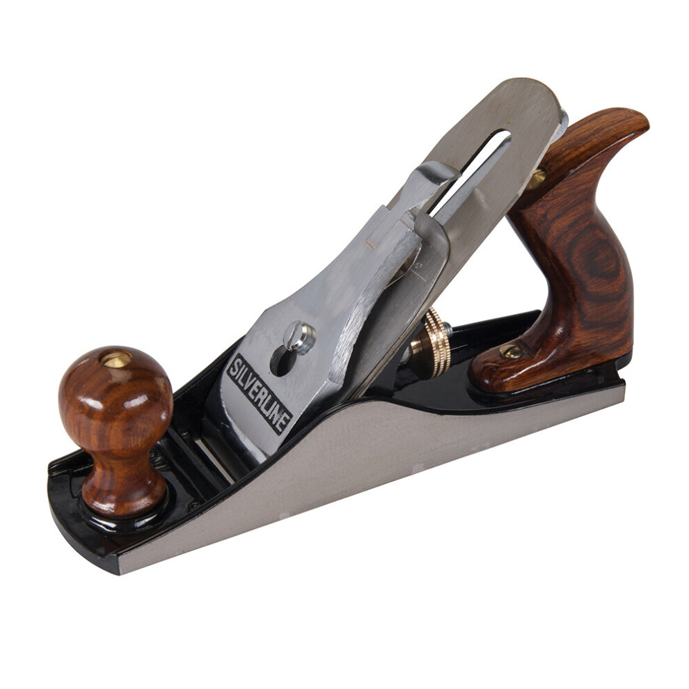 Silverline Woodworks Rosewood Handle Secured Carpenter Hand DIY Tool Plane No. 4 ( UK )