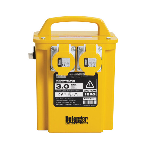 Defender 3kVA Portable Transformer  ( 110V 3000W ) ( UK ) 2