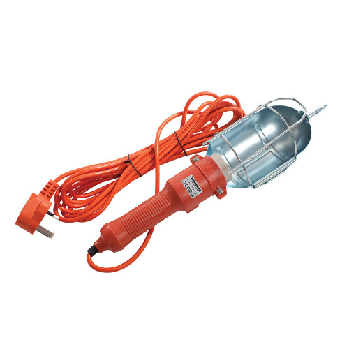Silverline Silverline Work Light 60W 230V 60W Protective Cage Around Hanging Hook Lighting ( UK ) 1