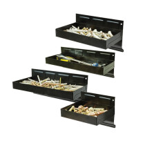 Silverline Heavy Duty Steel Trays Magnetic Tool Storage Tray Set Of 4 150-310mm ( UK )