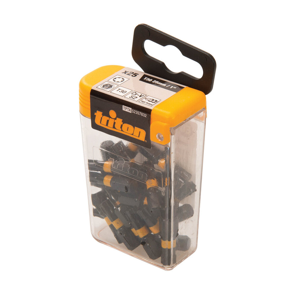Triton T30 Screwdriver Impact Bit 25Pk T30 25Mm ( Uk )