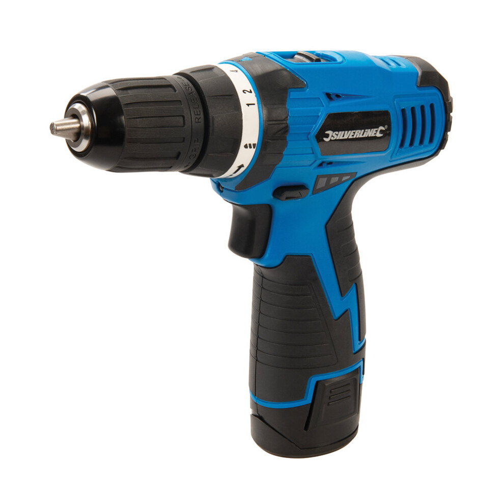 Silverline Power DIY Tools Silverstorm Rubber Moulded Grip Drill Driver 10.8V ( UK )