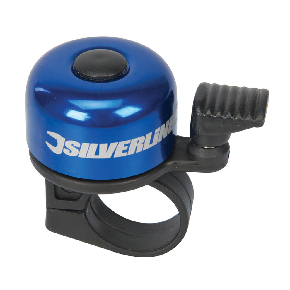 Silverline Childrens One/Touch Ping Bar Bell Ring Bicycle Tool 80 x 100mm ( UK )