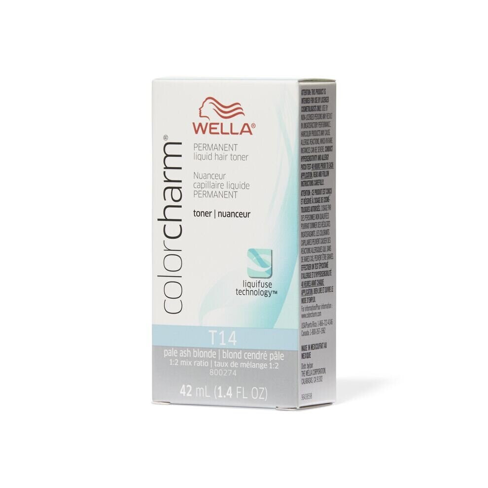 (T14 Only) Wella Permanent Hair Colour T14 Pale Ash Blonde