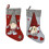 (Grey) Christmas Elf Cloth Stocking 2