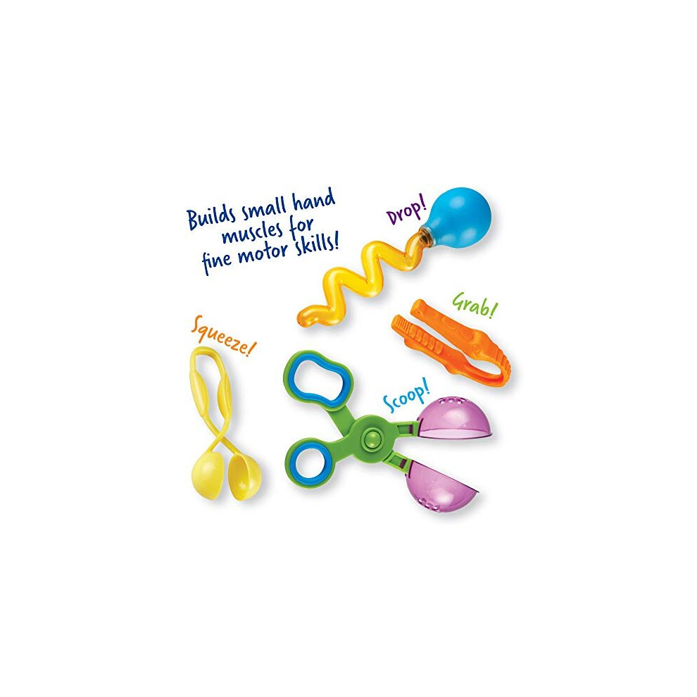 Learning Resources Helping Hands Fine Motor Tool Set Toy, Fine Motor and Sensory Toy, Ages 3+