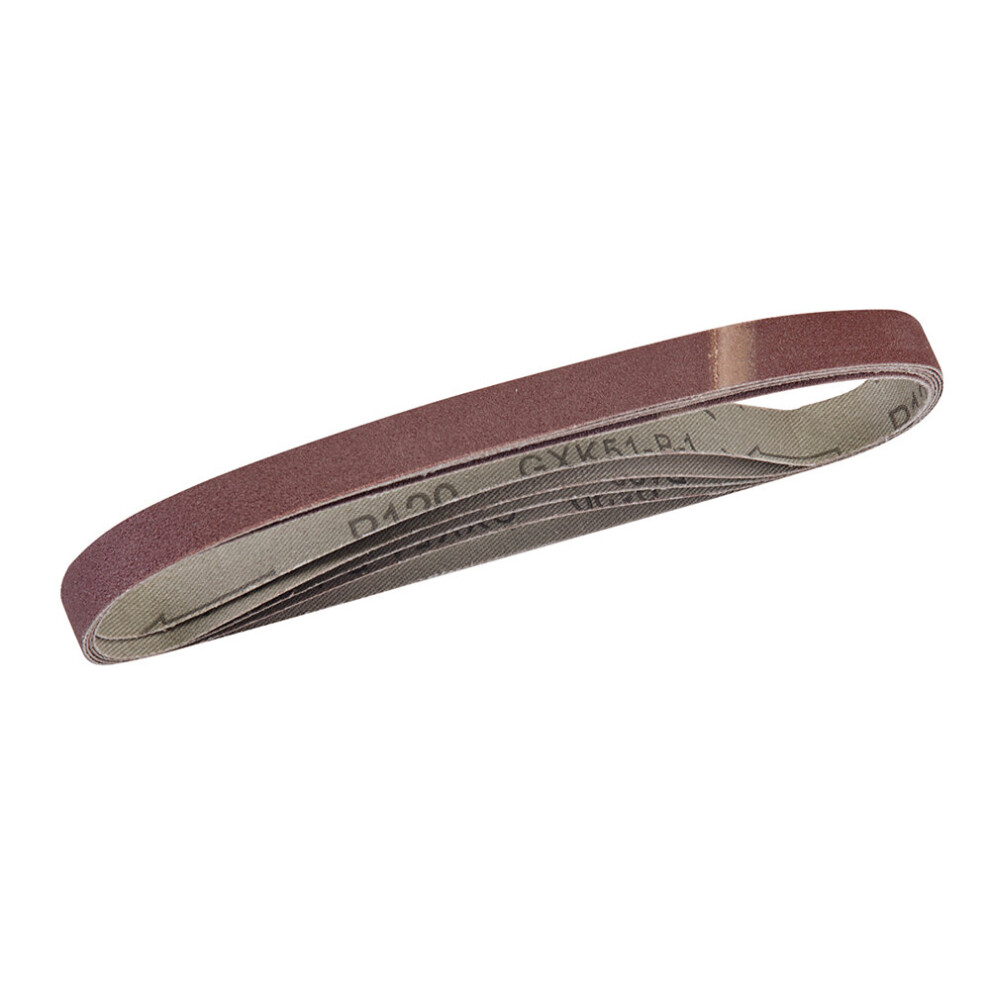 Silverline Sanding Belts 13 x 457mm 5pk 120 Grit ( UK )