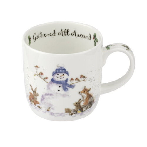 Wrendale Wrendale Designs Gathered All Around Snowman Mug