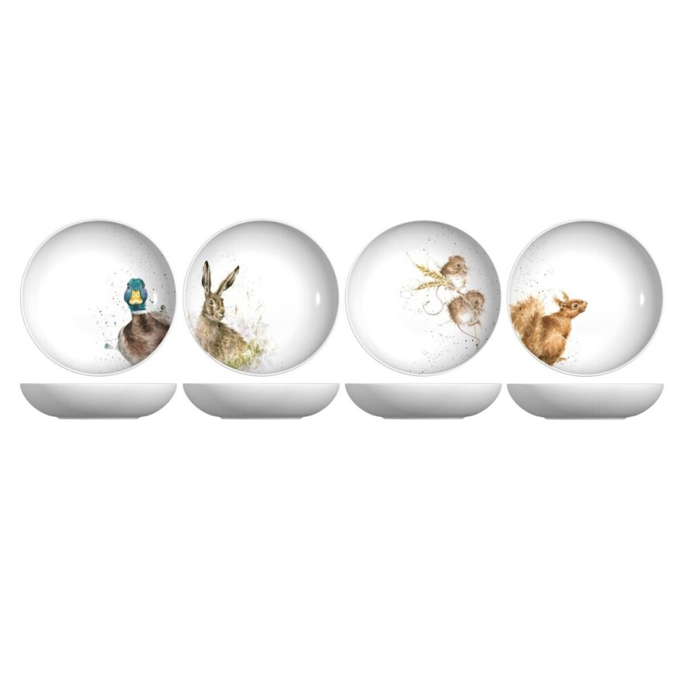Wrendale Designs Pasta Bowl Assorted Designs Set of 4-image-OPC-P68Z6K6-NEW