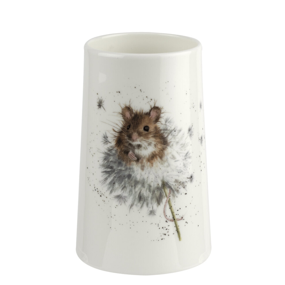 Wrendale Designs Country Mice Small Vase Brown