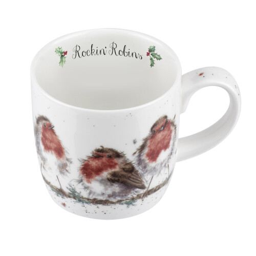 Wrendale Wrendale Designs Rockin' Robins Mug 1