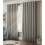 100% Blackout Eyelet Ring Top Curtains Grey 90 x 72" 1