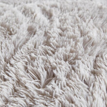Catherine Lansfield Cuddly Single Duvet Cover Set Silver