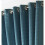 Madison Lined Eyelet Ring Top Teal Curtains, 66x72 per Panel, Pair, Insulated, Foiled Squares 2