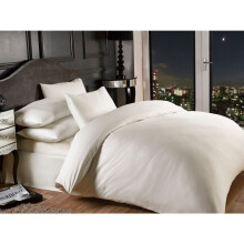 Grosvenor Cream 1000TC Housewife Pillowcase Satin Stripe Hotel Quality Bedding Linen