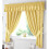 Gingham Yellow Curtains 46" x 48" 1