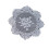 Monica Lace Traditional Rose Pattern Doily Kitchen Dining Room Table Linen 8" Round White 1