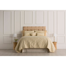 Elizabeth Jaqcuard Weave Double Duvet Covet Set Rope Edged Floral Bedding