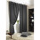 Madison Charcoal Grey Eyelet Curtains 66 x 90" Fully Lined Ready Made Ring Top 1