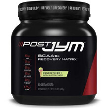 JYM Supplement Science, Post JYM, BCAAs + Matrice de Récupération, Sorbet Arc-en-Ciel, 1,3 lb (600 g)