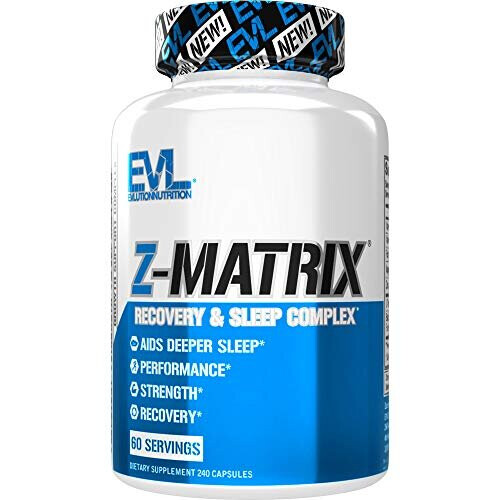 EVLution Nutrition, Z-Matrix, Complexe Récupération & Sommeil, 240 Capsules