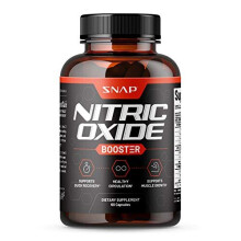 Nitric Oxide Supplements by Snap Supplements - Pre Workout, Muscle Builder - L Arginine, L Citrulline 1500mg Formula, Tribulus Extract & Panax Ginseng