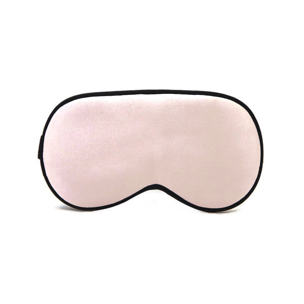 Light/Pink ( Pink) Mulberry Silk Sleep Eye Mask Blackout Sleeping Blindfold