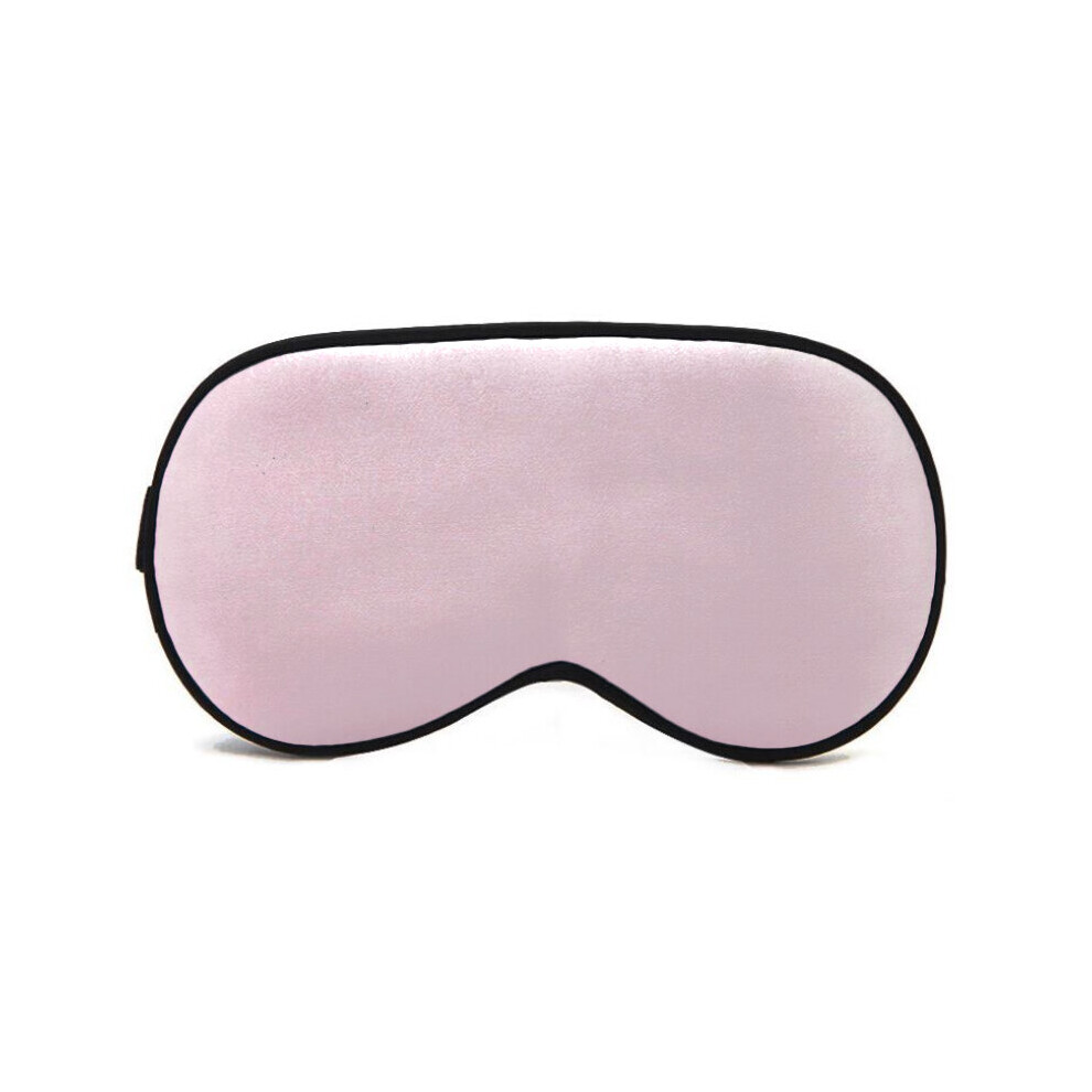 Pink (Pearl ) Mulberry Silk Sleep Eye Mask Blackout Sleeping Blindfold