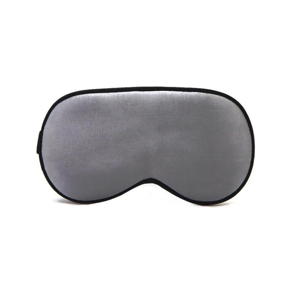 Dark/Grey ( Grey) Mulberry Silk Sleep Eye Mask Blackout Sleeping Blindfold