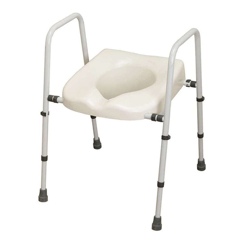 Nrs Healthcare Adjustable Toilet Frame Raised Elevated Seat Mobility Disability Aid Elderly Bathroom Toilet Seat