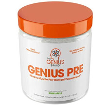 The Genius Brand, Genius Pre, Sauerer Apfel, 11,11 Unzen (315 g)