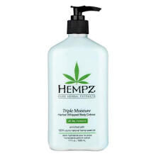 Hempz, Dreifach-Feuchtigkeit Kräuter-Body-Creme geschlagen, 17 fl oz (500 ml)