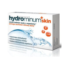 Hydrominum + skin 30 tabl. - wsparcie odchudzania, redukcja cellulitu, detoksykacja z cynkiem i witaminą A