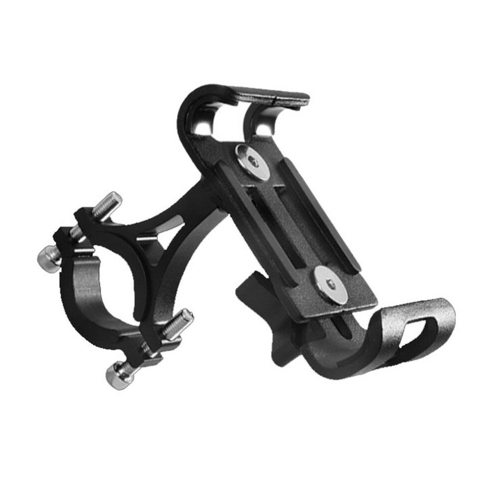 (Black) 360Â° Rotatable Phone Holder Handlebar Support Mount Bracket Black 7037525742668