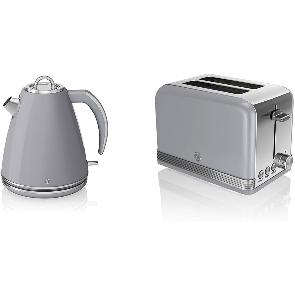 Swan Kitchen Retro Set 1.5 Litre JUG Kettle & 2 Slice Toaster