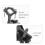 (Red) 360° Rotatable Phone Holder Handlebar Support Mount Bracket 2