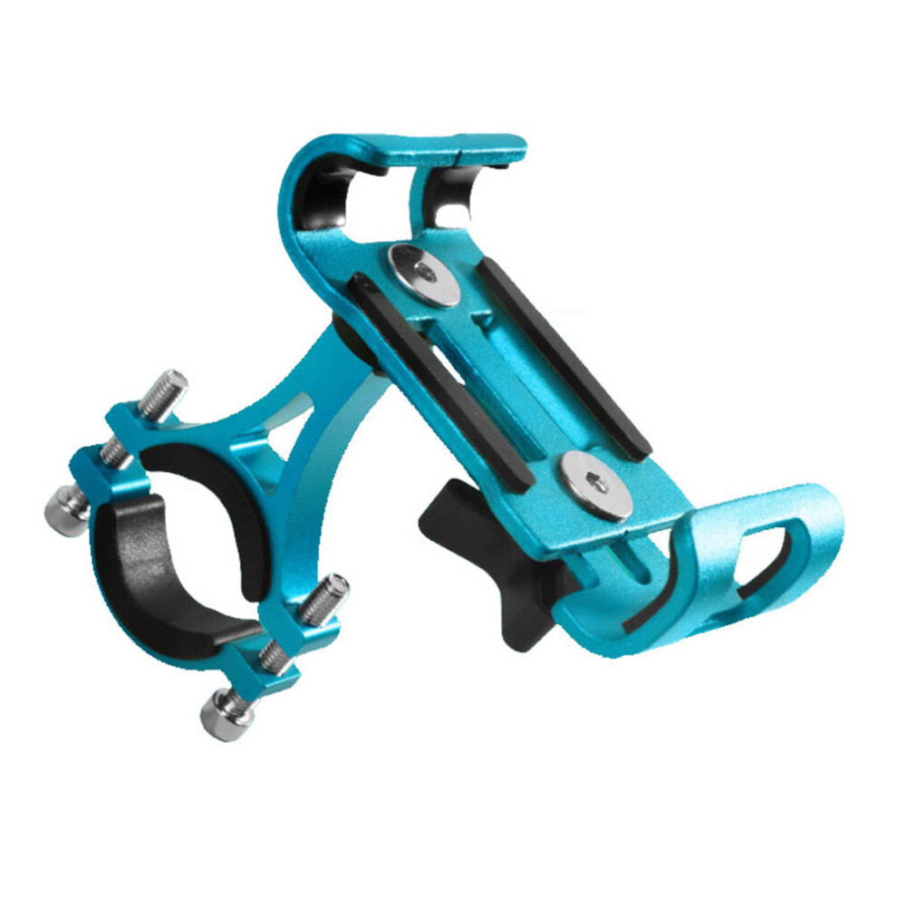 (Blue) 360Â° Rotatable Phone Holder Handlebar Support Mount Bracket Blue 7037525742675