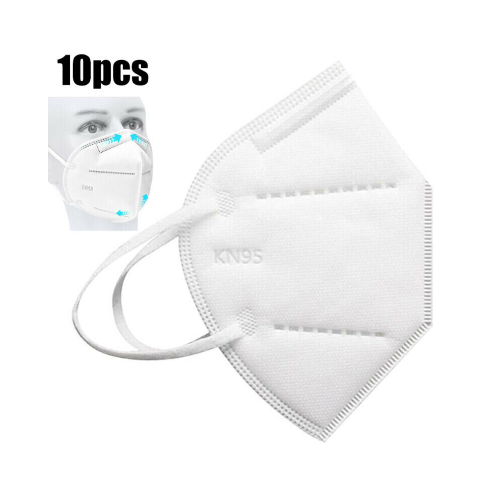 10X Kn95 Masks Ffp2 Protective Facce Mask 95% Filtration Filter Respirator 795340875813