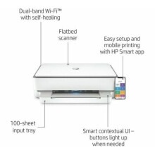 HP ENVY 6032 All in One Wireless Inkjet Printer WiFi Double Sided - Refurbished