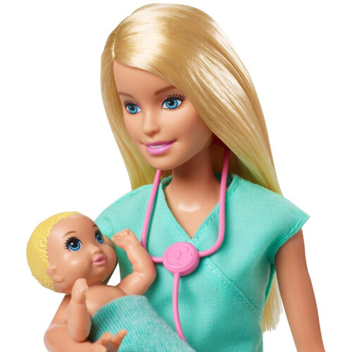 Barbie Doctor Careers with twin baby Doll,Play set Hospital