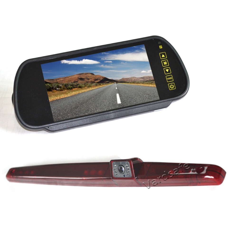 Vardsafe Marker Reversing Camera & 7 Inch Rear View Mirror Monitor For Rv Motorhome Bus Light 738631160915