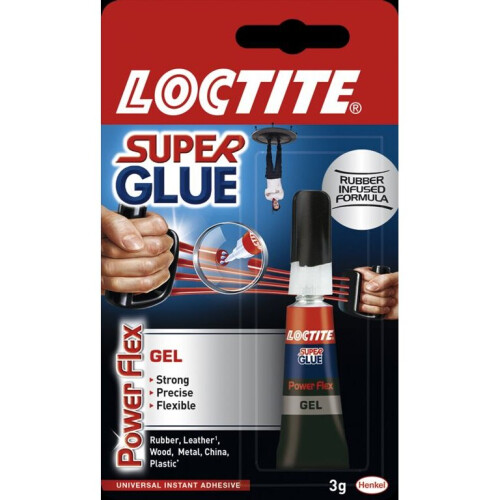 Loctite Super Glue Power Gel 3g Tube - 2633674 on OnBuy